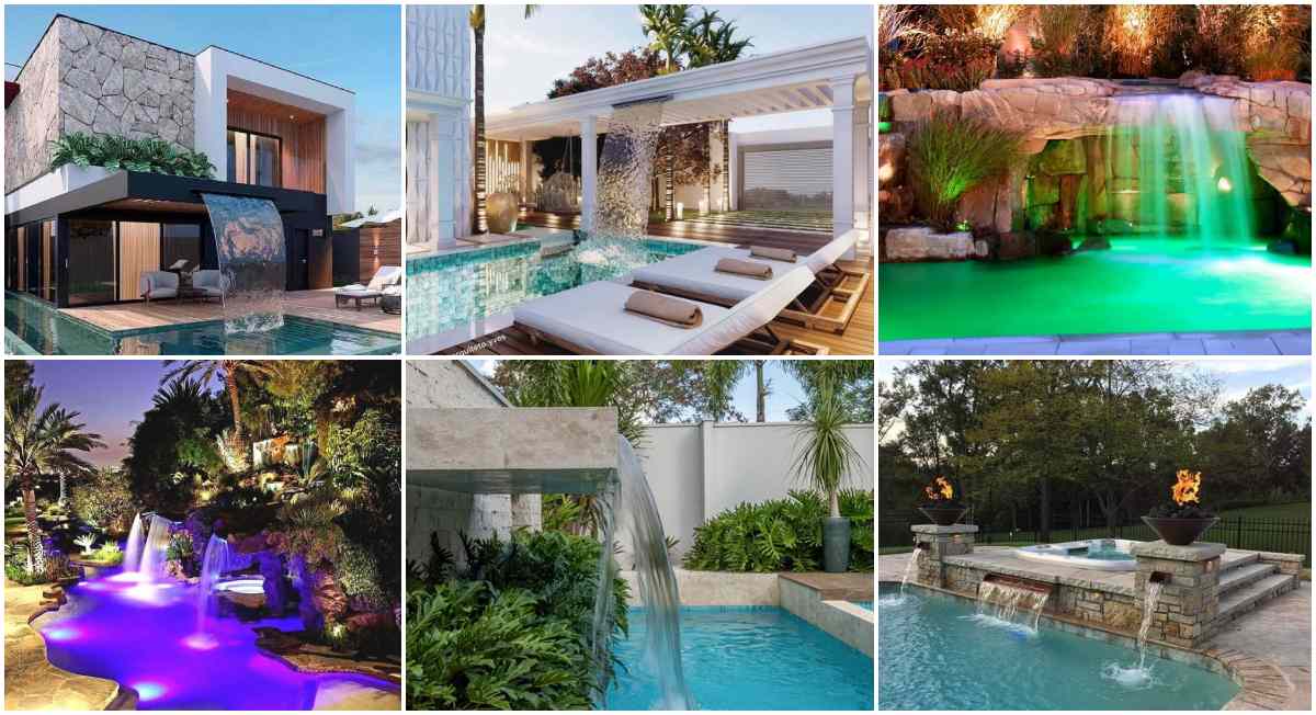 Piscinas con Cascadas: Un Toque de Lujo y Naturaleza en Tu Patio ...